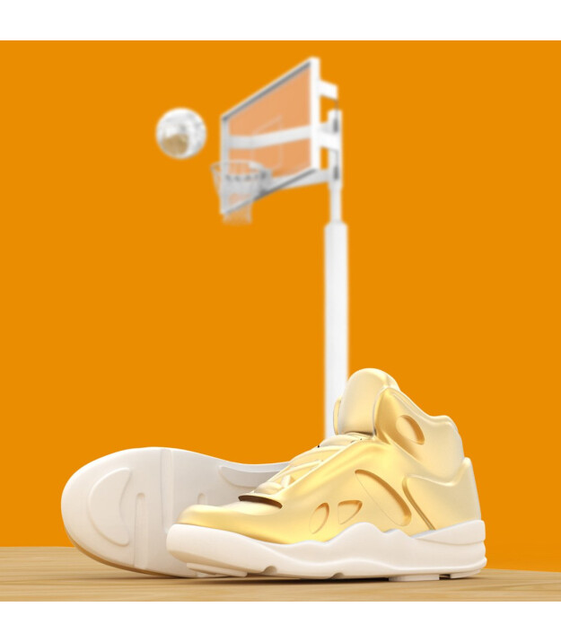 Metalmorphose Anahtarlık // Basketbol Ayakkabısı (Gold)