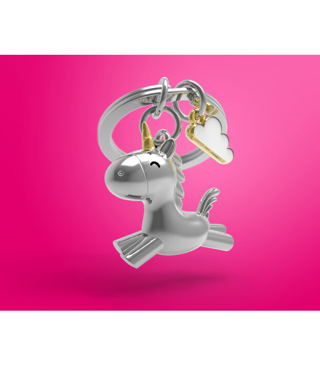 Metalmorphose Anahtarlık // 3D Uçan Unicorn