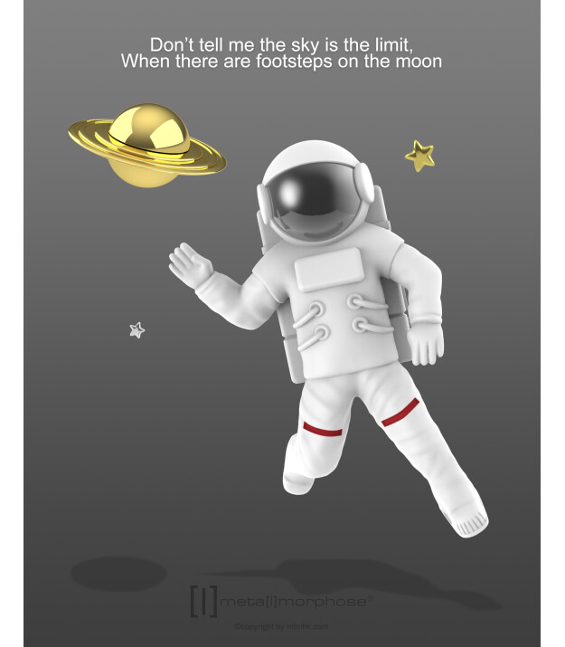 Metalmorphose Anahtarlık // Astronot