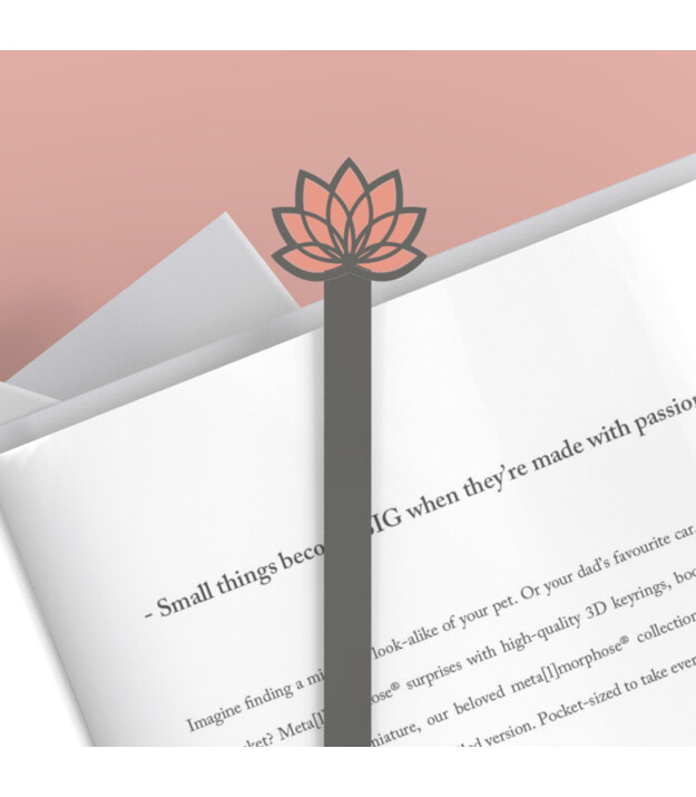 Metalmorphose Kitap Ayracı // Lotus