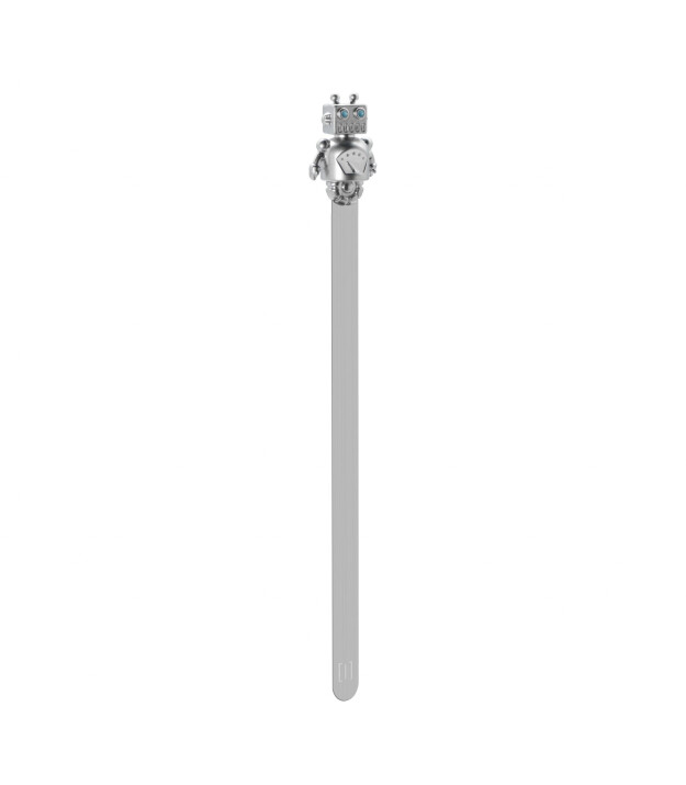 Metalmorphose Kitap Ayracı // Robot (Silver)
