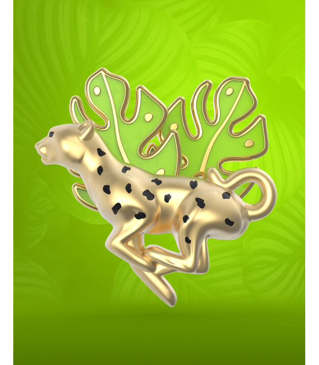 Metalmorphose Pin Seti // Leopar-Tropikal