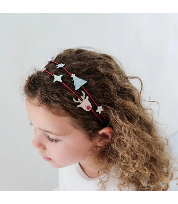 Mimi & Lula Santa & Rudolph Double Alice Taç