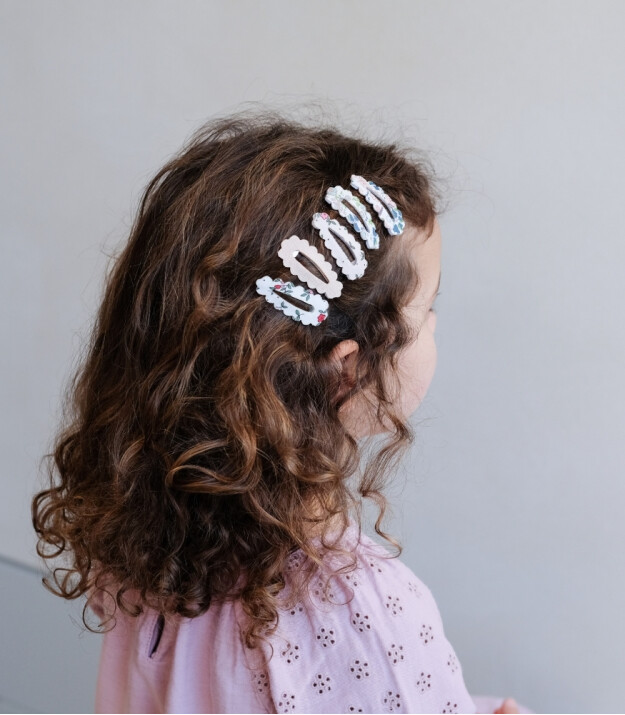 Mimi & Lula Mini Saç Toka Set (5 Adet) // Scalloped Floral