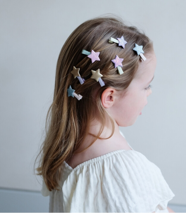 Mimi & Lula Mini Saç Toka Set (8 Adet) // Stellar