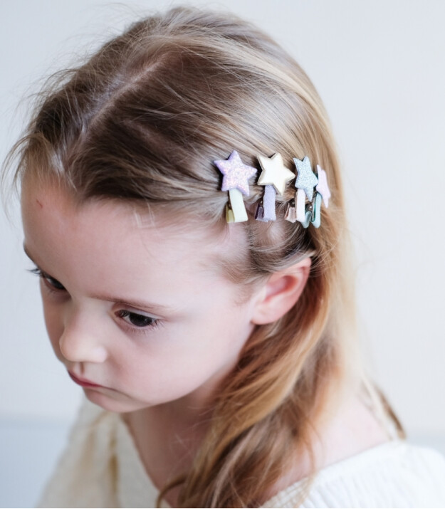 Mimi & Lula Mini Saç Toka Set (8 Adet) // Stellar