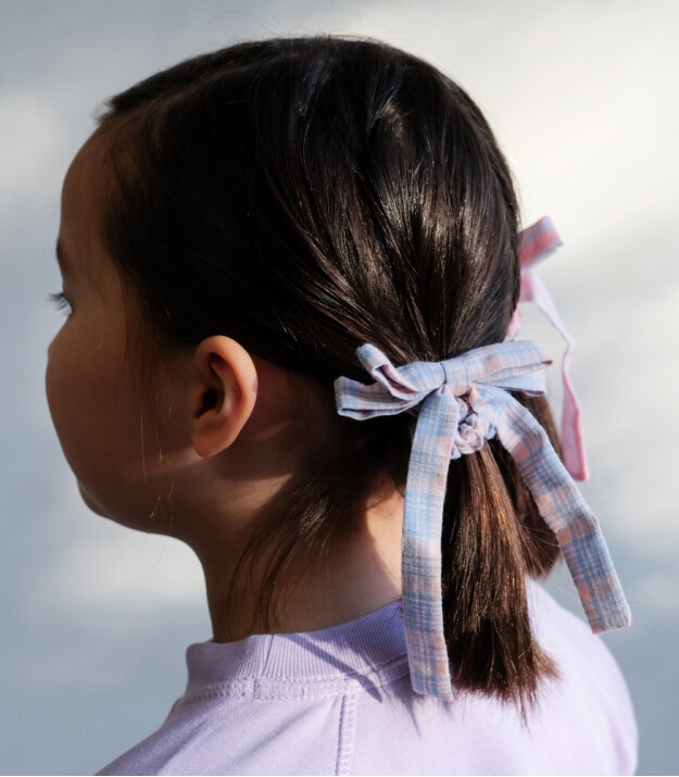 Mimi & Lula Lastik Saç Toka Set (4 Adet) // Summer Stripes Bow