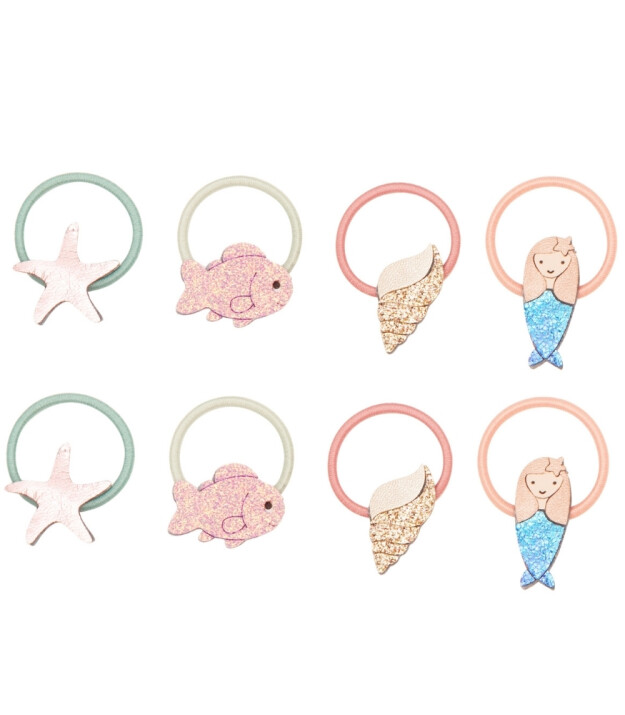 Mimi & Lula Mini Lastik Sa&ccedil; Toka Set (8 Adet) // Mermaid Sealife