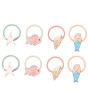 Mimi & Lula Mini Lastik Sa&ccedil; Toka Set (8 Adet) // Mermaid Sealife