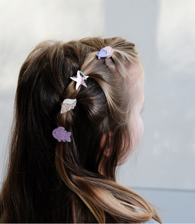 Mimi & Lula Mini Lastik Sa&ccedil; Toka Set (8 Adet) // Mermaid Sealife