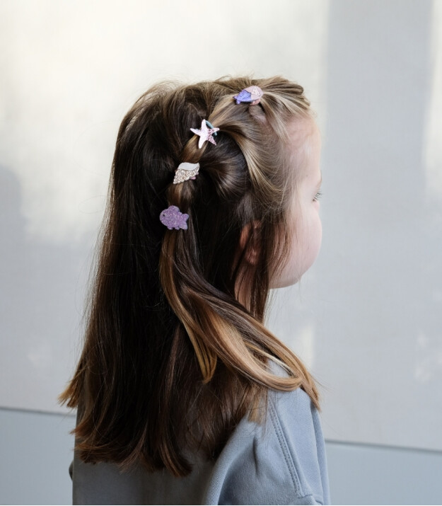 Mimi & Lula Mini Lastik Sa&ccedil; Toka Set (8 Adet) // Mermaid Sealife