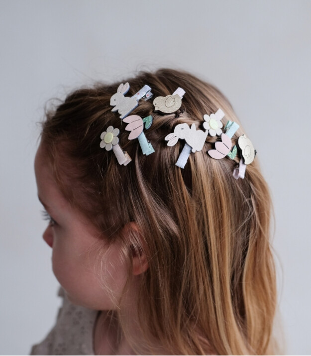Mimi & Lula Mini Sa&ccedil; Toka Set (8 Adet) // Easter