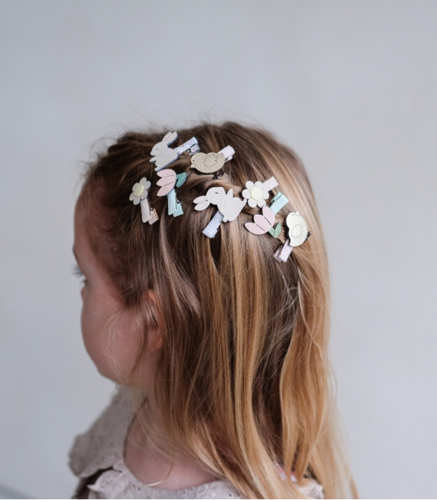 Mimi & Lula Mini Sa&ccedil; Toka Set (8 Adet) // Easter