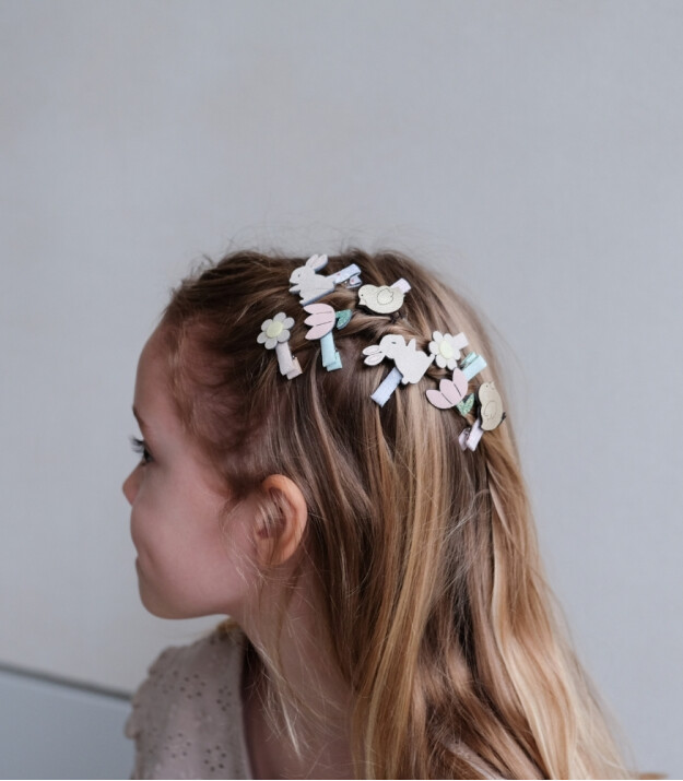 Mimi & Lula Mini Sa&ccedil; Toka Set (8 Adet) // Easter
