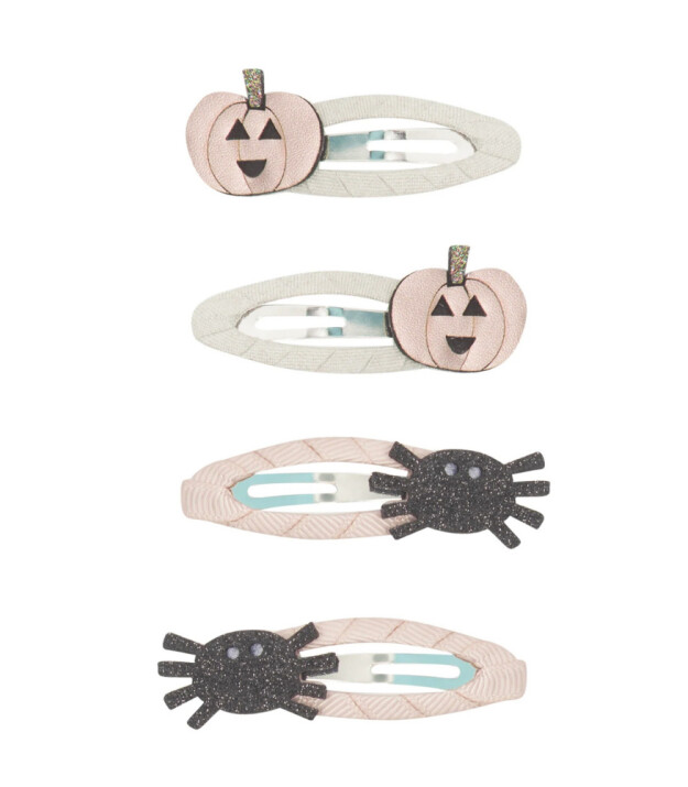 Mimi & Lula Saç Toka Set (4 Adet) // Pumpkin & Spider