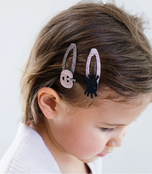 Mimi & Lula Saç Toka Set (4 Adet) // Pumpkin & Spider