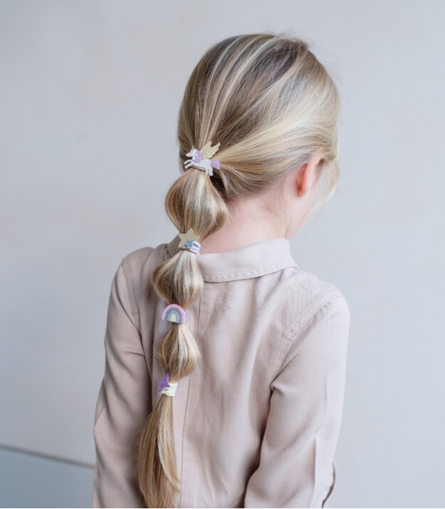 Mimi & Lula Lastik Sa&ccedil; Toka Set (8 Adet) // Flying Unicorn