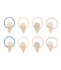 Mimi & Lula Mini Lastik Saç Toka Set (8 Adet) // Ice Cream