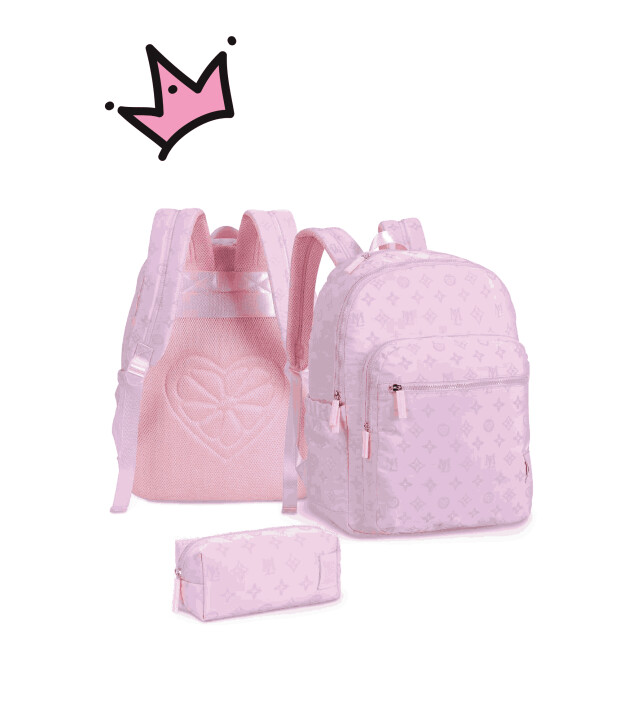 Marshmallow X Miss Lemonade Sırt &Ccedil;antası // Diva Pink