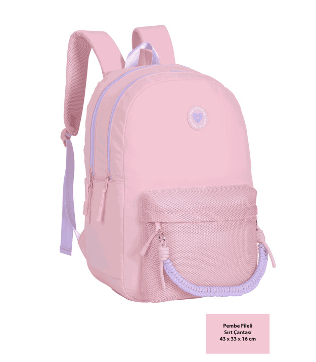 Marshmallow X Miss Lemonade Sırt &Ccedil;antası // Meshy Pink