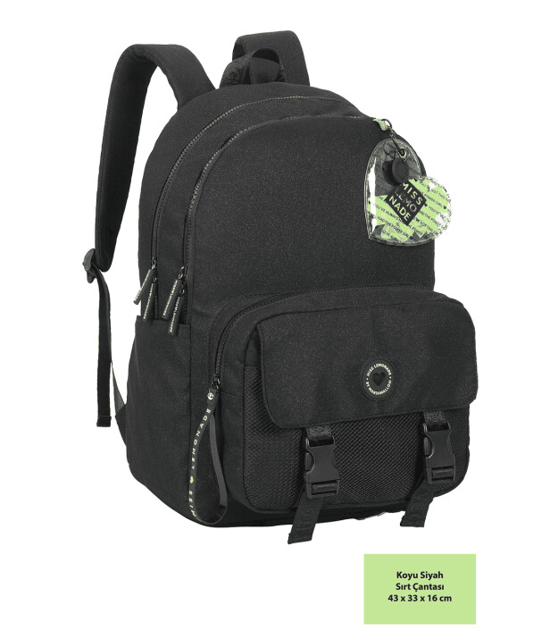 Marshmallow X Miss Lemonade Sırt &Ccedil;antası // Emo Black