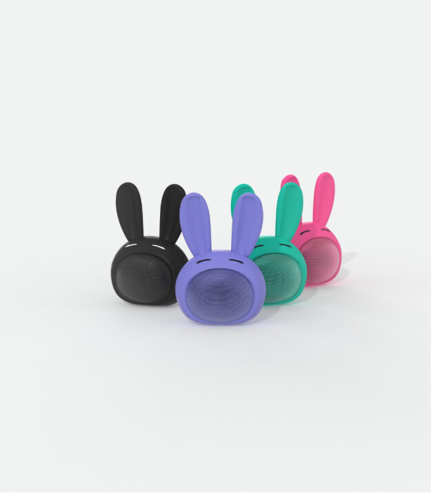 MOB Cutie Tavşan Bluetooth Hoparlör // Siyah