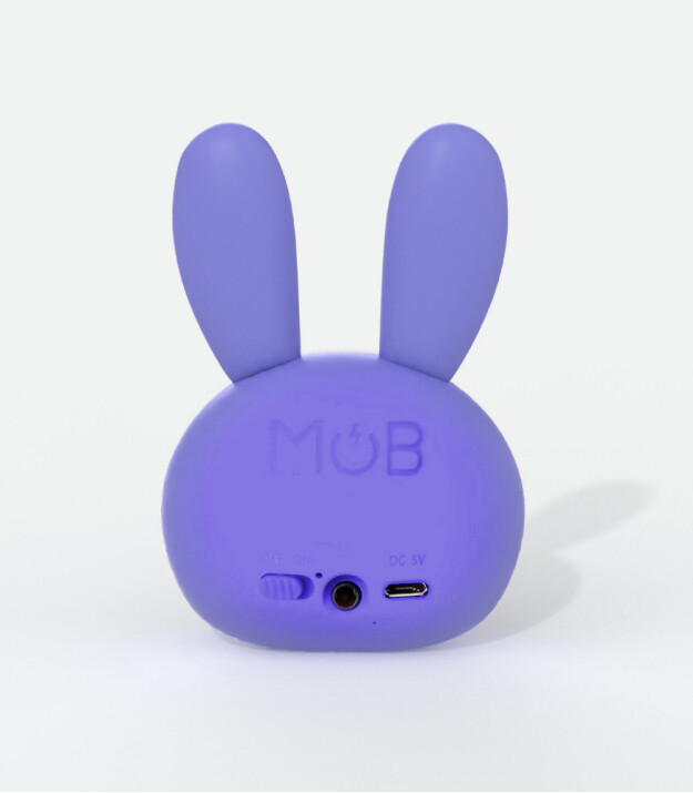 MOB Cutie Tavşan Bluetooth Hoparlör // Mor