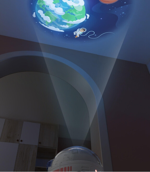 MOB History Projector Uzay Gezgini Hikayeli Projeksiyon Lambası