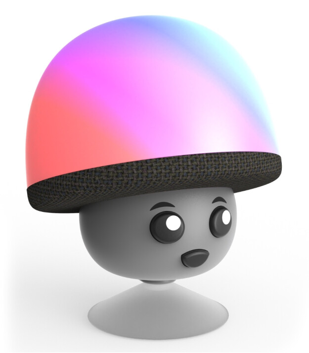 MOB Mega Mush Işıklı Bluetooth Hoparl&ouml;r // Gri
