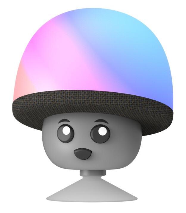 MOB Mega Mush Işıklı Bluetooth Hoparl&ouml;r // Gri