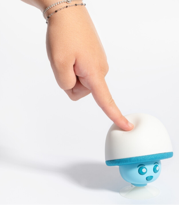 MOB Mega Mush Işıklı Bluetooth Hoparlör // Mavi