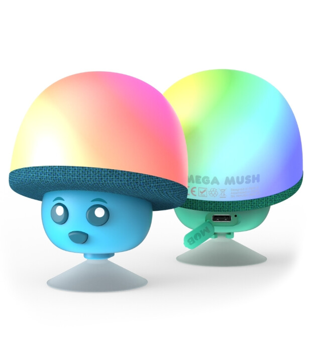 MOB Mega Mush Işıklı Bluetooth Hoparlör // Mavi