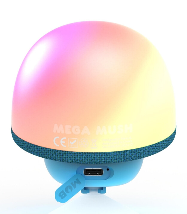 MOB Mega Mush Işıklı Bluetooth Hoparlör // Mavi