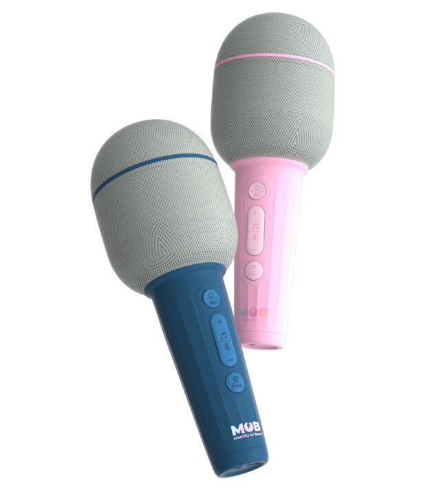 MOB Micro Groovy Bluetooth Karaoke Mikrofon // Pembe