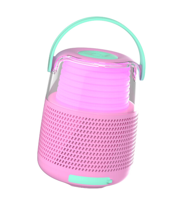 MOB Retro Ses Efektli Mikrofonlu Karaoke // Pembe