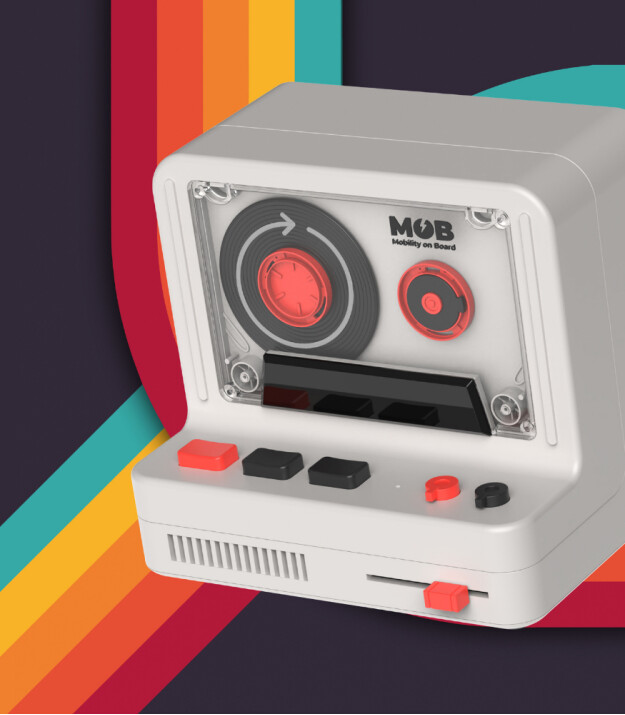 MOB Retro Kamera Bluetooth Hoparlör // Gri