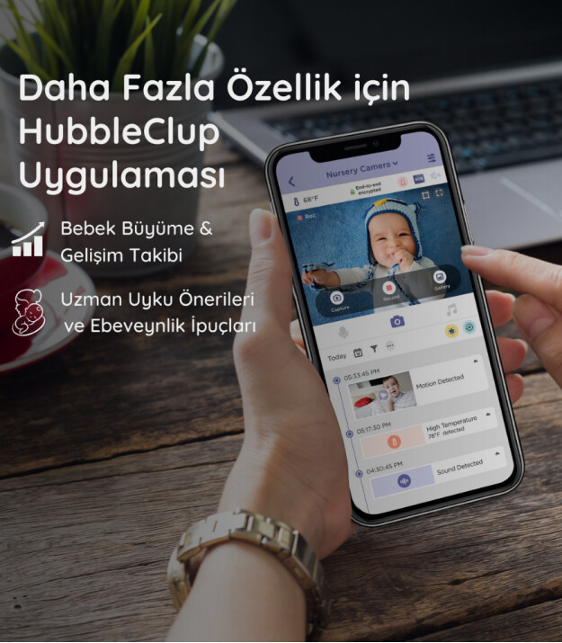 Motorola Hubble Nursery Pal Cloud Dijital Ekran Kamera