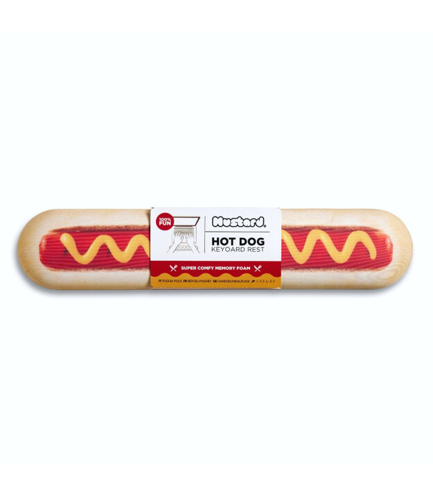 Mustard Silikon Klavye Bilek Desteği // Hot Dog