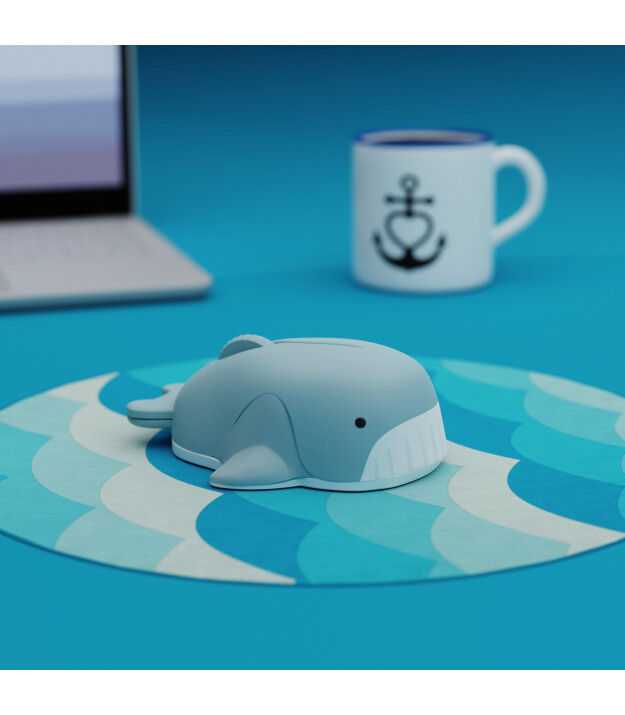 Mustard Kablosuz Mouse // Whale