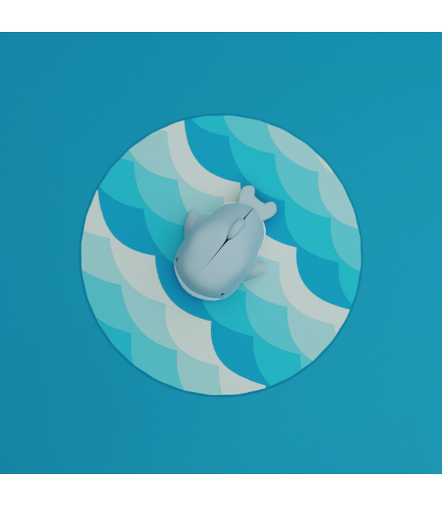 Mustard Kablosuz Mouse // Whale