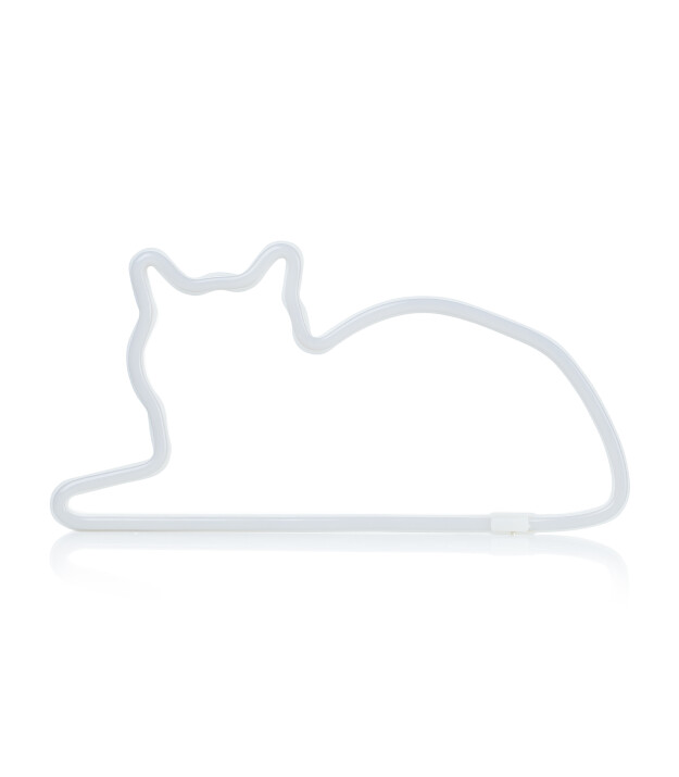 Mustard Led Işık // Sitting Cat