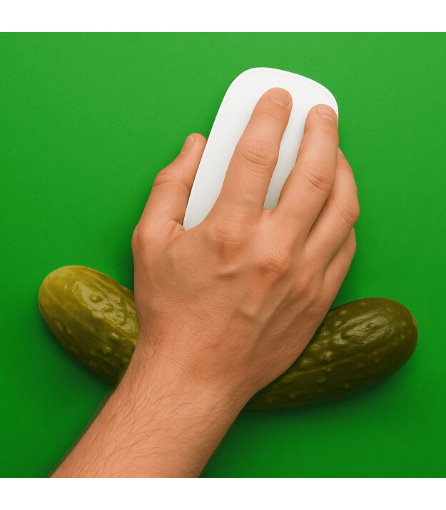 Mustard Kornişon Mouse Bilek Desteği