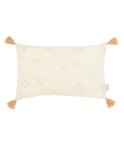 Nobodinoz Yastık, Wabi Sabi Püsküllü Brown Hoshi Birds