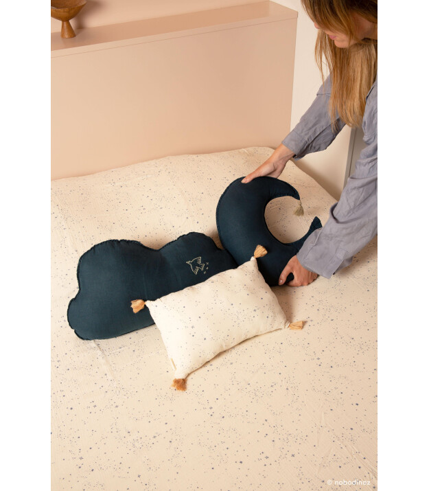 Nobodinoz L1N0 Cloud Yastık // Deep Blue