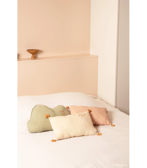 Nobodinoz L1N0 Cloud Yastık // Green Matcha