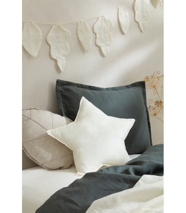 Nobodinoz Lin Francais Yaprak Garland // Off White