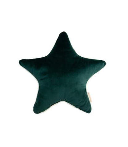 Nobodinoz Aristote Kadife Yıldız Yastık // Jungle Green