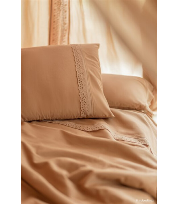 Nobodinoz Vera Çocuk Yatak Nevresim Set, Sienna Brown