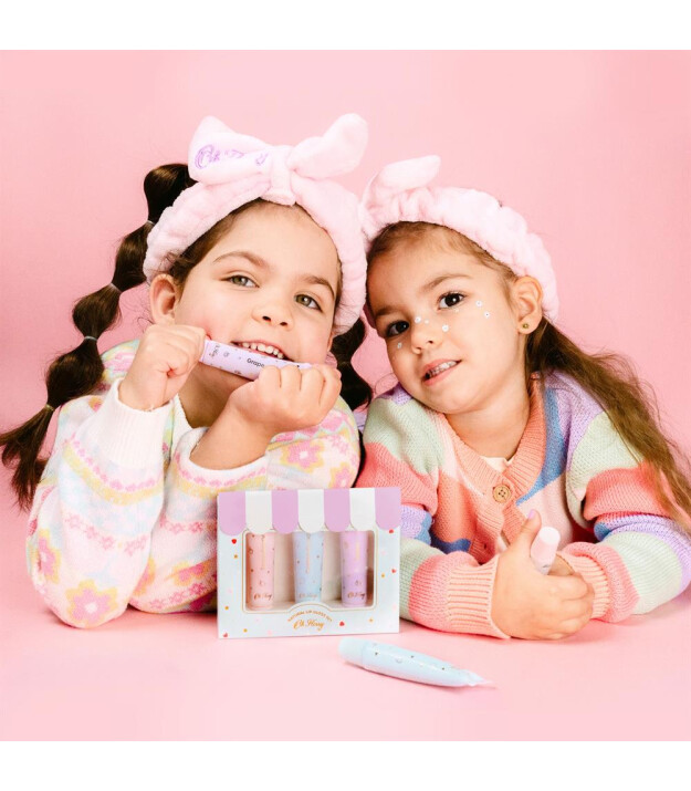 Oh Flossy &Ccedil;ocuk Doğal Dudak Parlatıcısı // Grape