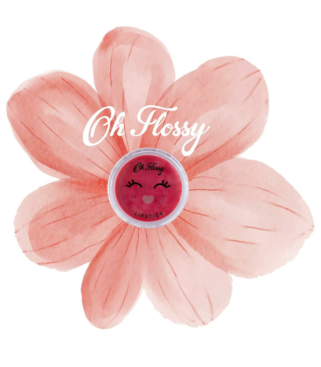 Oh Flossy Çocuk Renkli Doğal Ruj / Flower